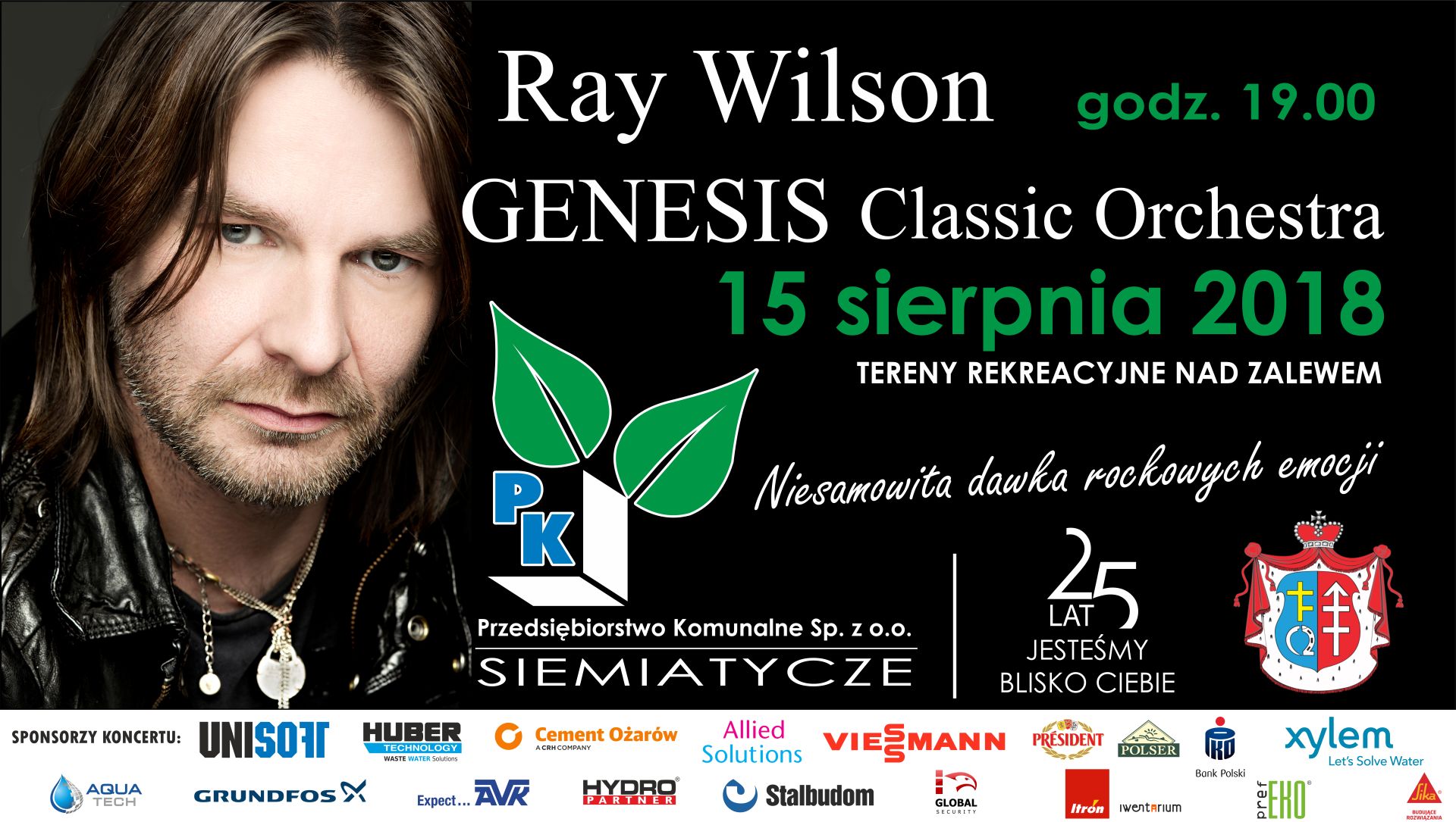 Plakat Ray Wilson Genesis Classic Orchestra